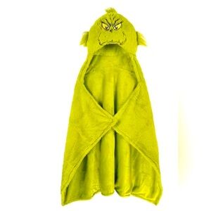 NWOT Grinch Hooded Blanket